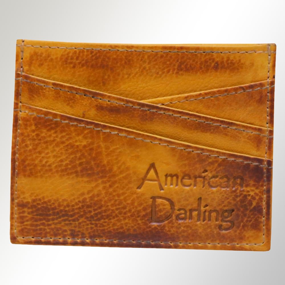 American Darling Card Holder Full Grain Genuine Leather | Card Holder | Business Card Holder | Credit Card Holder | Leather Card Holder
