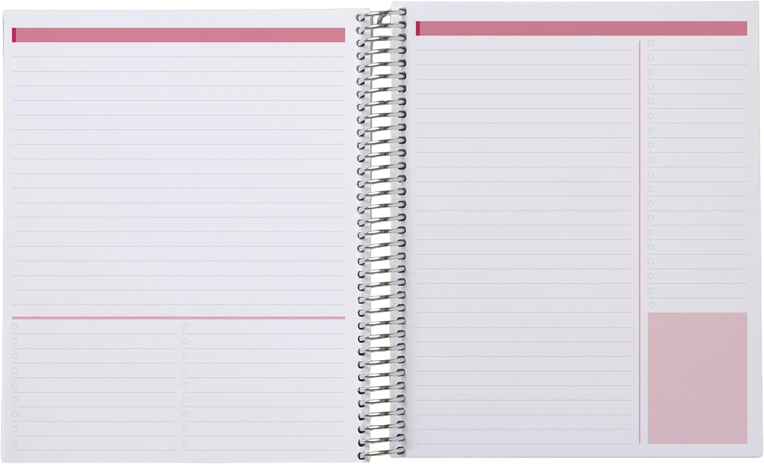 Erin Condren 8.5x11 Groovy Waves Spiral Notebook | Productivity, College Ruled Lines & Checklist for List-Making | 160 pages, 80 lb. Premium Paper