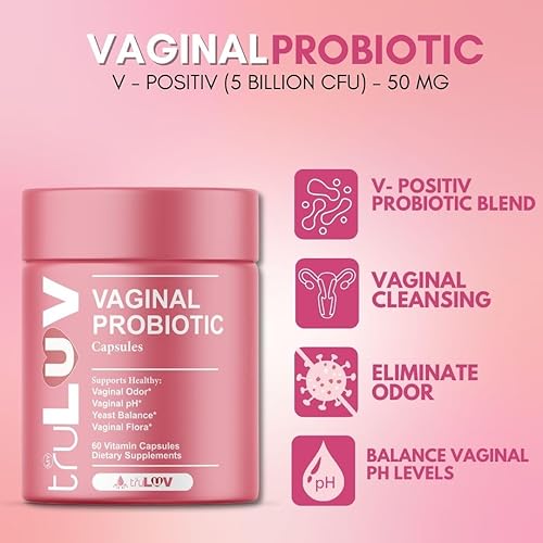 Miniatura 2 de Probiótico vaginal para mujeres pH Balance Mezcla probiótica Suplemento dietético vaginal Promueve la salud 60 unidades (paquete de 1)