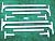 RACK'EM MFG Fitz-All Adjustable Aluminum Trailer Ladder Rack (RA-28) for Enclosed Trailers by