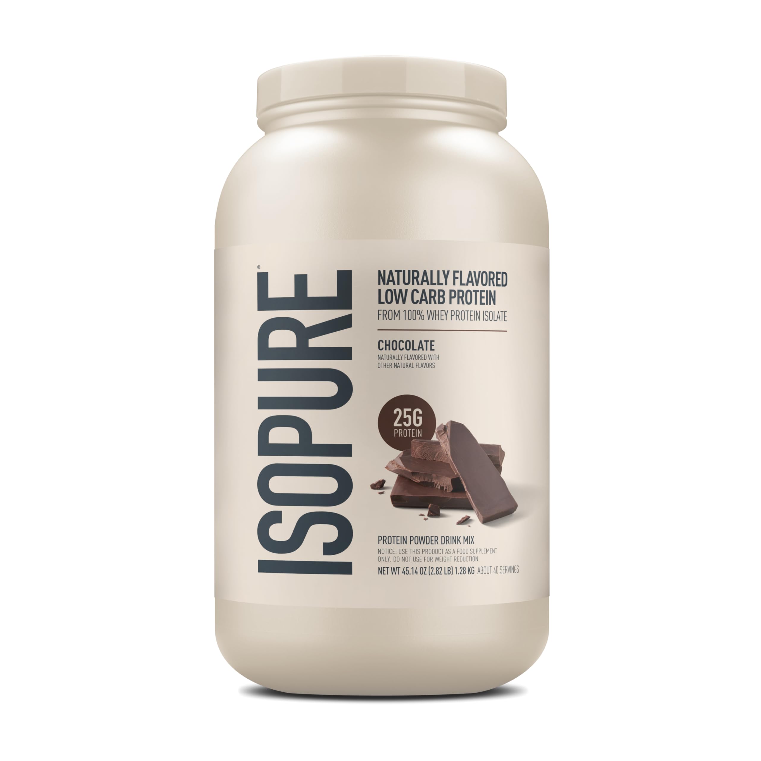 Isopure Low Carb Natural Whey Isolate Protein Powder, Vanilla Bean 1 LB — Amazon image 14