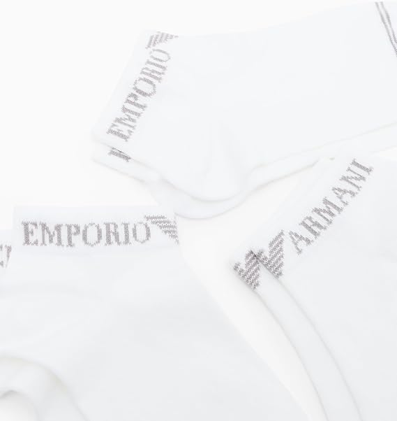 Emporio Armani Women's Eagle 3 Pack Ankle Socks