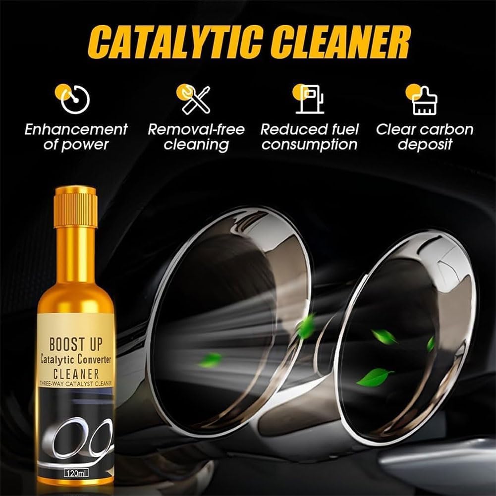 Genérico Instant Car Exhaust Handy Cleaner, Catalytic Converter & Fuel System Cleaner, Exhaust Pipe Carbon RemovalCleaner, Engine CarbonCleaner for Performance Optimization (5pcs)