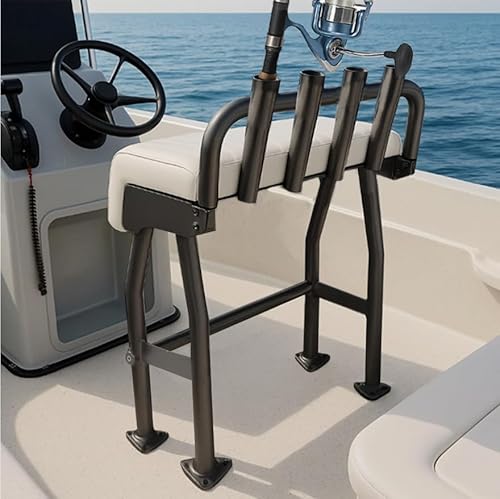 Universal Black Boat T-Top Leaning Post Seat Cushion