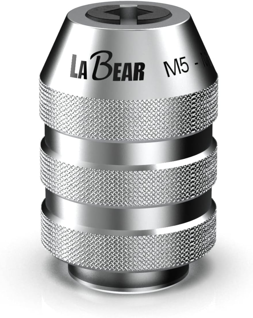 LABEAR 1/4"DR x M5–M12 Interchangeable Adjustable Tap Chuck Adaptor – Heavy-Duty Tap Socket for Hand Tapping