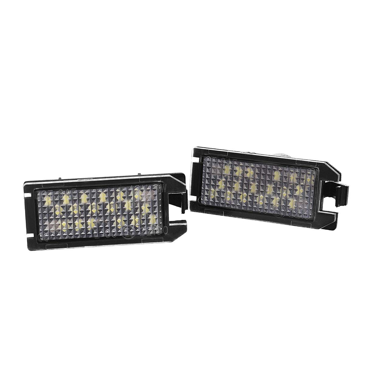 2 Pezzi Luci Targa A LED Bianco 6500K Per Jeep Grand Cherokee/Compass/Patriot, Fiat 500, Dodge Viper, Maserati Levante