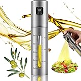 Aceitera en Spray hecha de acero inoxidable 100ml, diseñada para aceite de Oliva, Pulverizador para freidora de aire, pulverizador de aceite de oliva