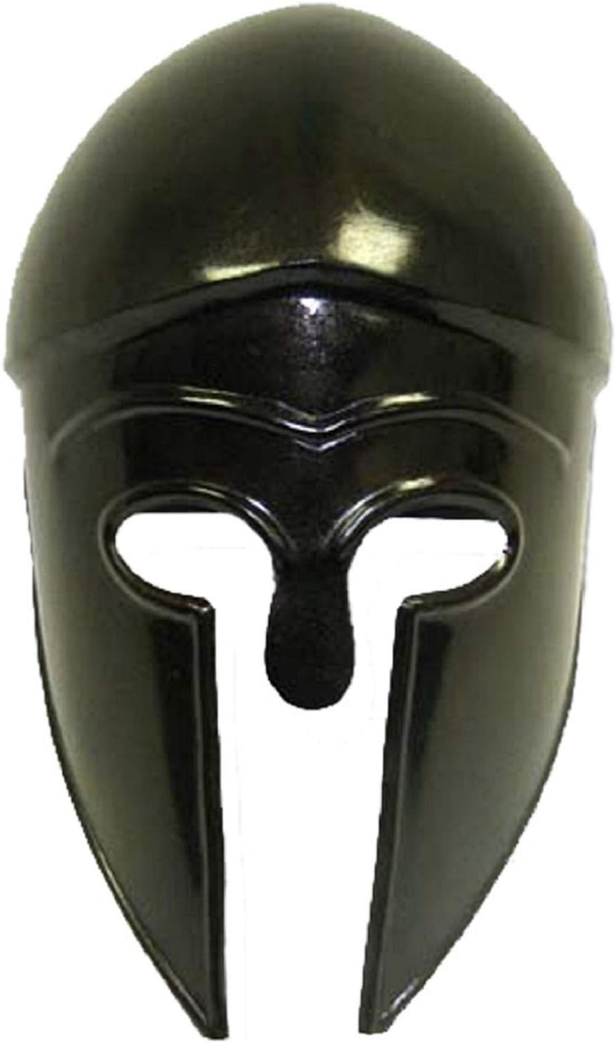 Medieval Greek Corinthian Helmet Costume Armour LARP Black