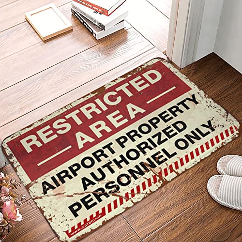 Tapis de chambre drôle avec zone restreinte aéroport pour enfant - 2