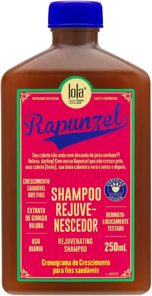 Rapunzel Shampoo Rejuvenescedor 250ml , Lola Cosmetics