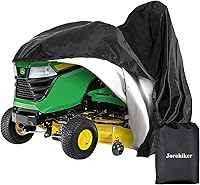 Vista 8 de Funda impermeable para cortacésped, resistente al agua, resistente al agua, para cortacésped, poliéster 600D, Oxford, cubierta protectora contra