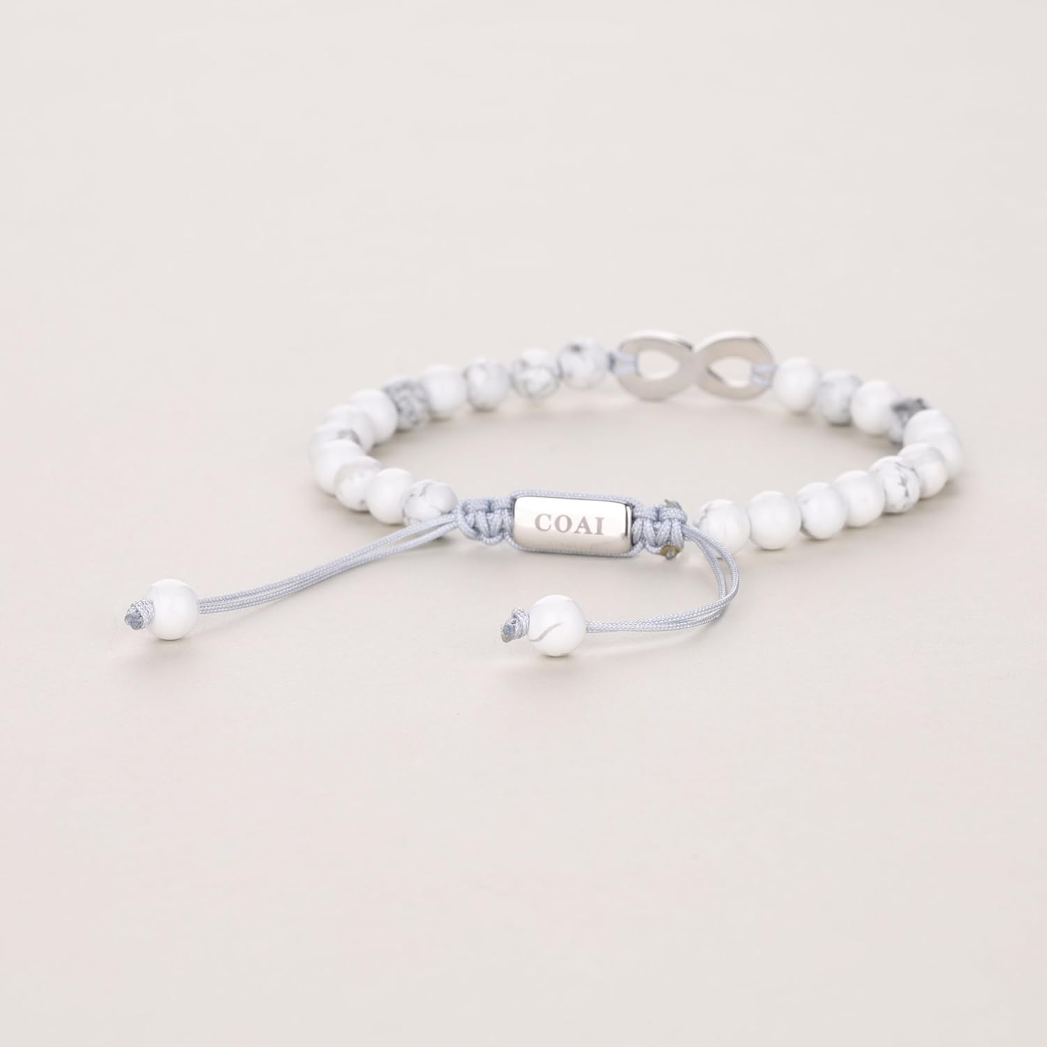 COAI His and Hers Bracelets, Stone Beaded Infinity Bracelets for Couples - Image 6