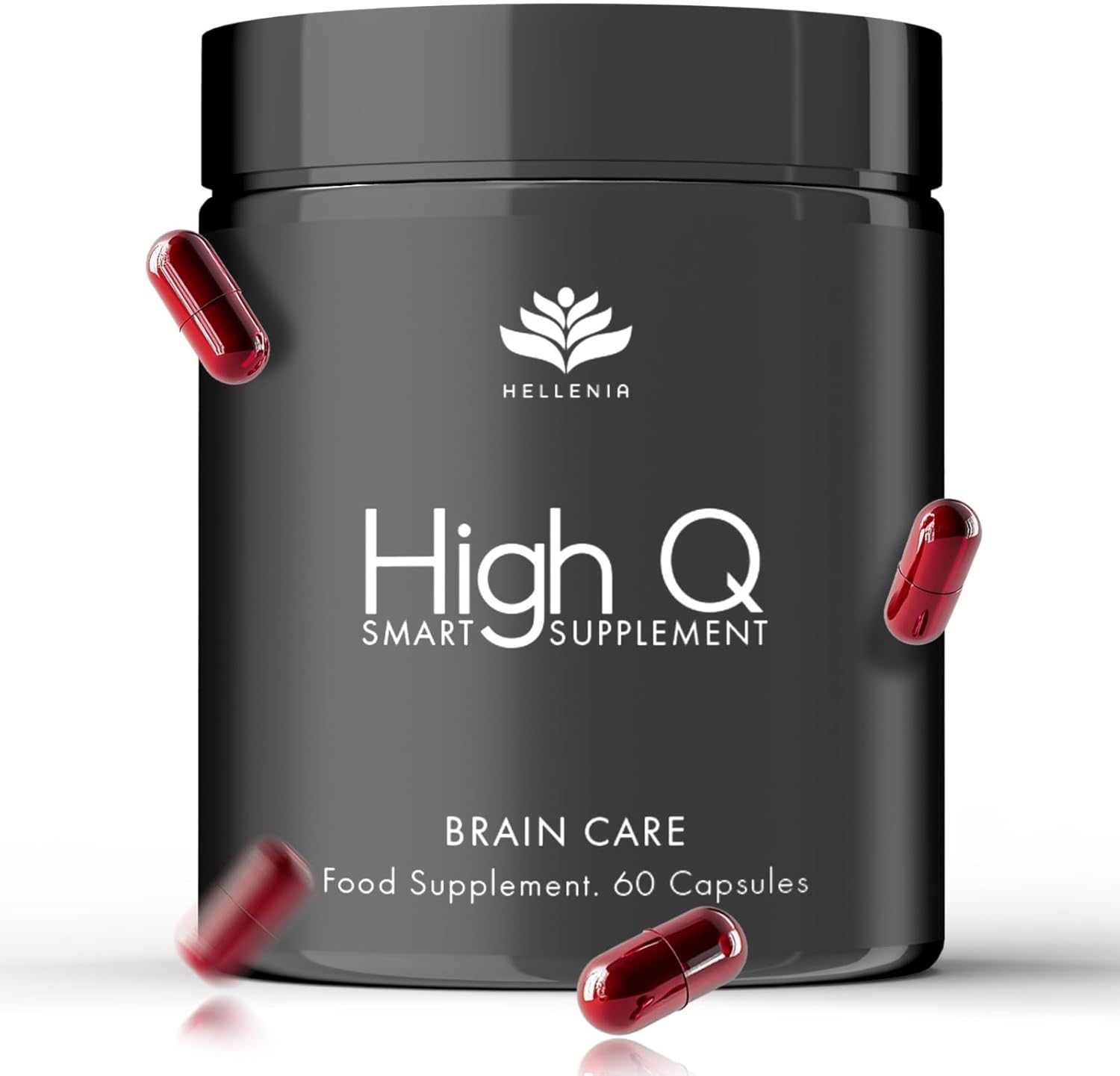 Nootropic Brain Capsules – High Q Focus Supplement | Nootropic Brain Supplement for Cognitive & Memory Function | 60 Capsules | Productivity Supplement – Science Backed Formula Made in The UK