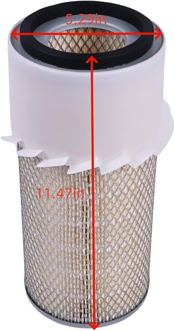 42222 Air Filter W/Fin Compatible with WIX