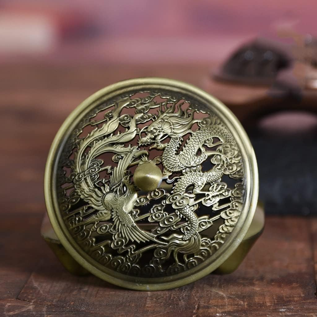 Incense Holder Incense Burner Incense Waterfall Incense Furnace Copper Incense Furnace Household Indoor Aroma Furnace Sandalwood Incense Furnace Antique for Buddha Incense Furnace Backflow Incense Bur