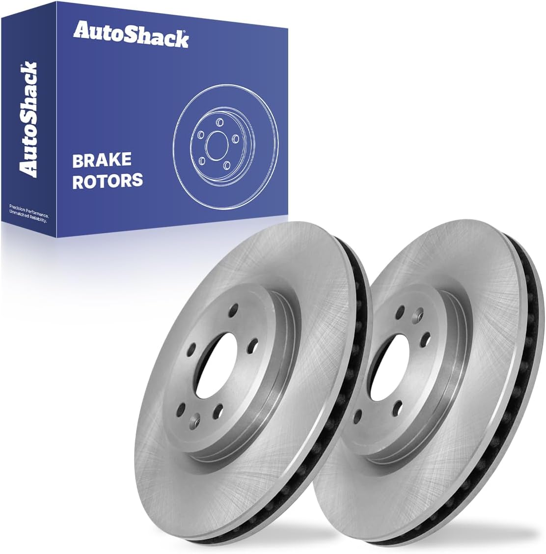 AutoShack Front Vented Brake Rotors 2-PC Set Replacement for 2011-2019 Ford Explorer 2010-2019 Ford Taurus 2009-2012 Lincoln MKS 2010-2019 Lincoln MKT 12.8" (325 mm)