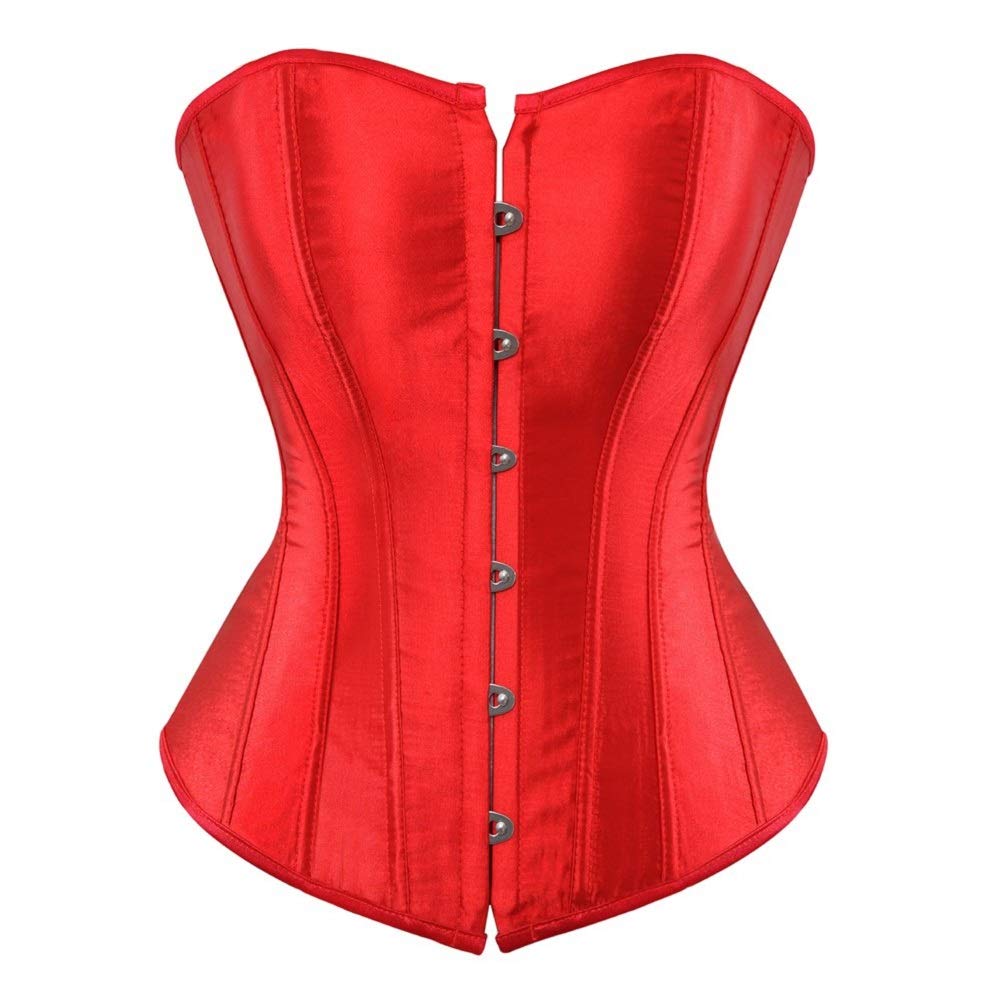 Kelvry Lingerie bustier corsetto disossato basco overbust da donna