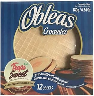 GUSTO LATINO Obleas con Arequipe - Waffers and Caramel Spread 12CT - Imported from Colombia