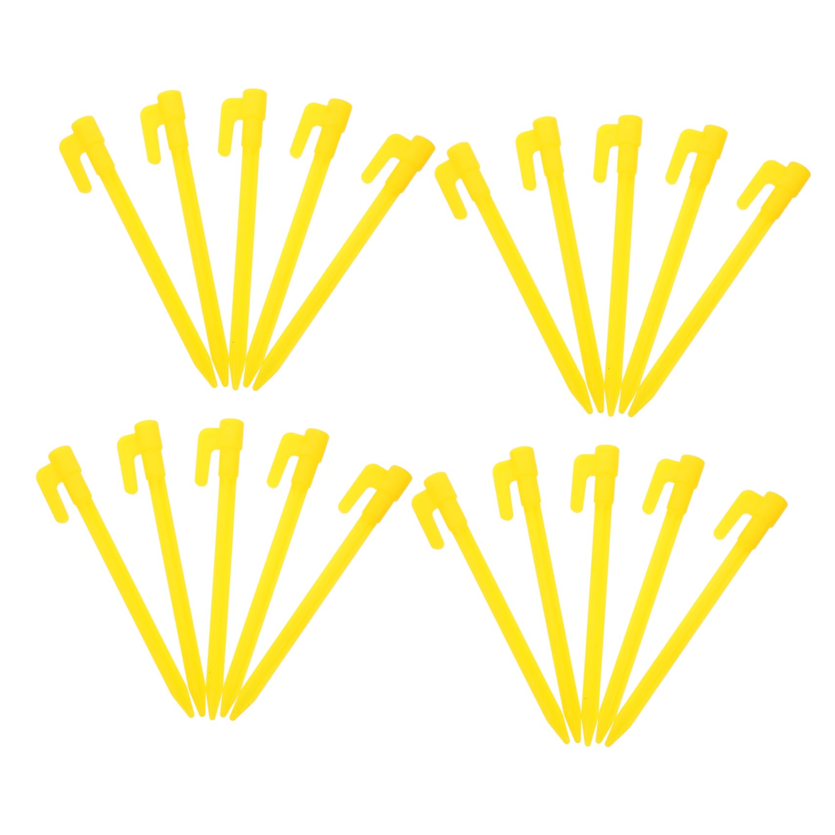 Estacas para toldo resistentes al viento KOMBIUDA en pack de 50 piezas de ABS para camping