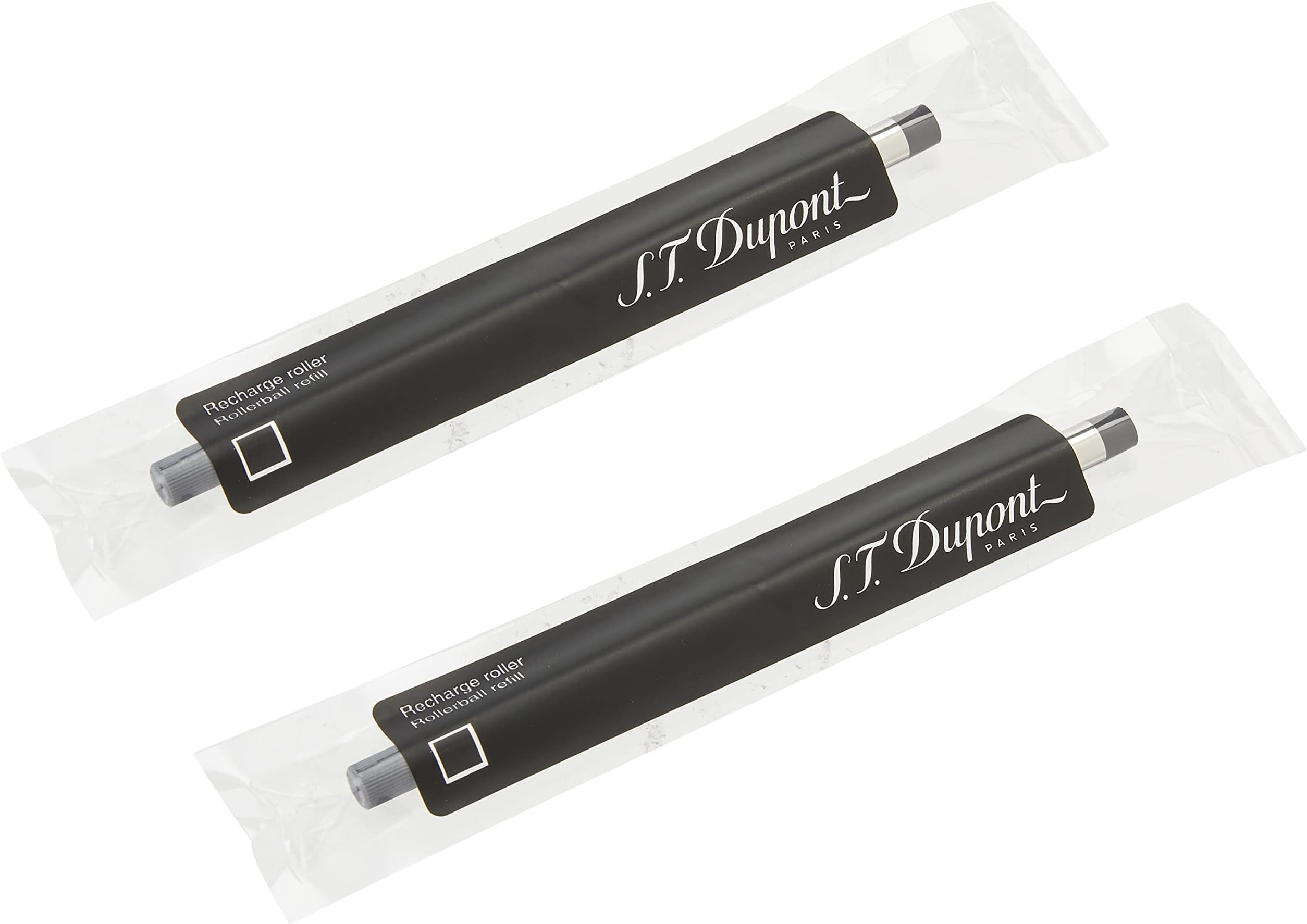S.T. Dupont Medium Rollerball Refill - Black - Pack of 2