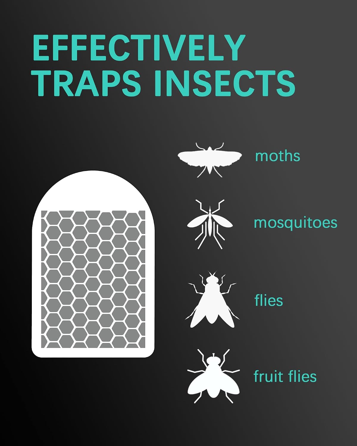 Effectiveness of Shootingstar Refill Glue Cards in trapping various insects