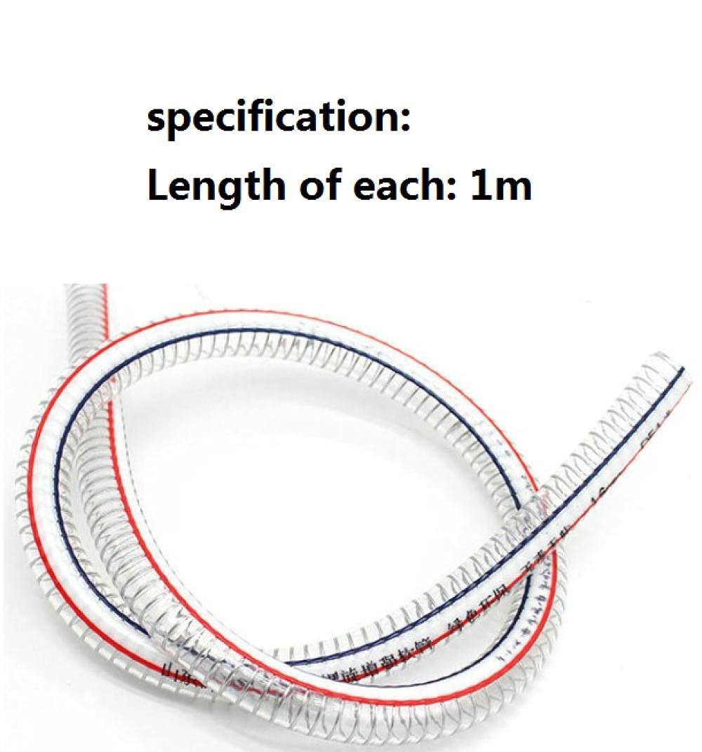 Tubo vacío. Telescópico en espiral. No hay olor. Resistencia a alta temperatura. Manguera de alambre de PVC de silicona-125mm * 6mm