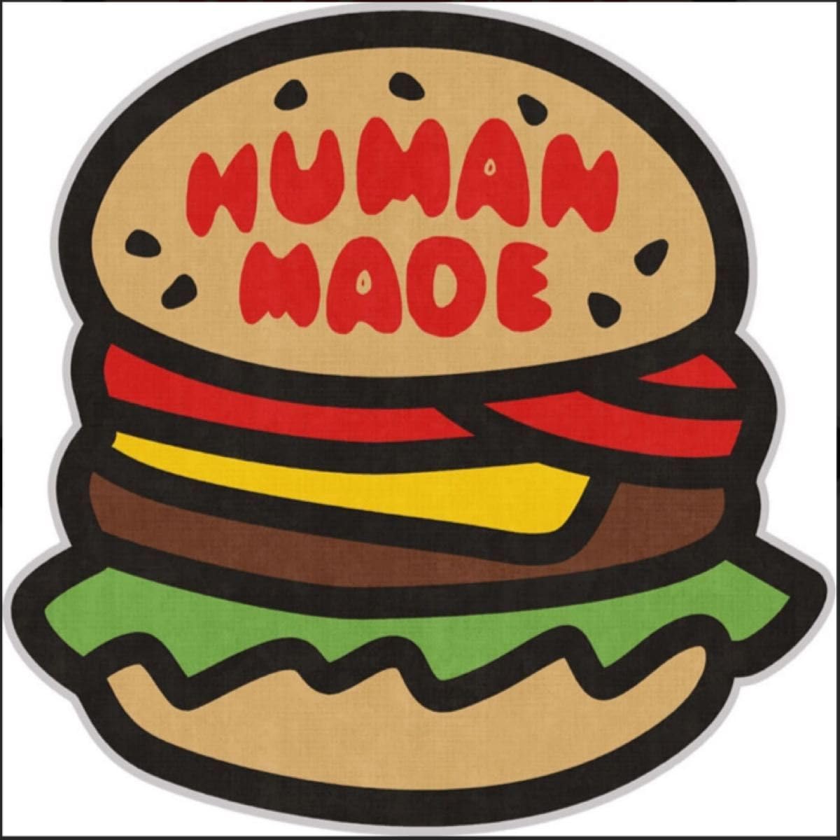 Amazon.co.jp: HUMAN MADE ヒューマンメイド ハンバーガー ラグ マット 
