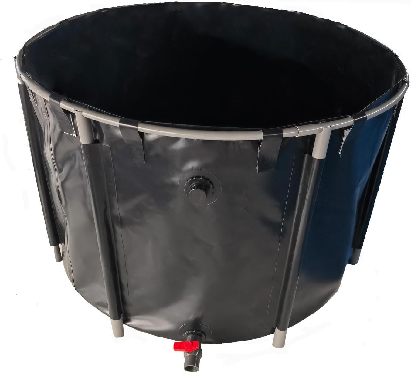 Above Ground Pond,Canvas Fish Pond Pool,Round Thickening Koi Pond Tank,PVC Fish Pond,Pool Above Ground with Durable Framed,for Fish Farming Aquatic Products Breeding Pond 59x39in/449Gal