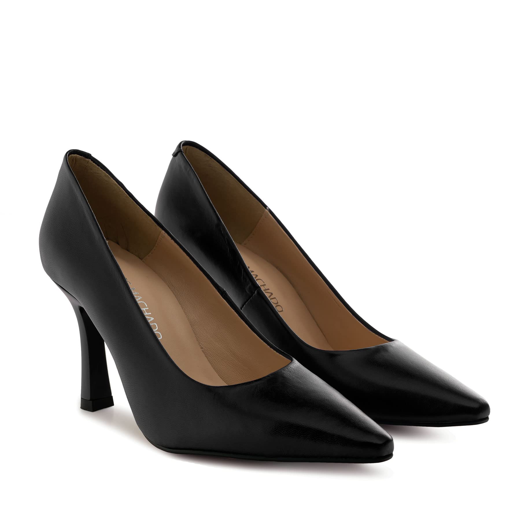 Andrés Machado - Scarpe Eleganti con Tacco per Donne e Ragazze - Aurora - Tacco Sottile e Punta a Punta - Tacchi a Spillo in Pelle - Misure Speciali