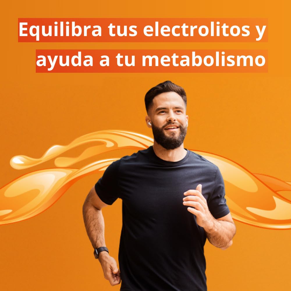 ELOTRANS Reload - Electrolitos, vitaminas y minerales en sobres sabor naranja - Mezcla isotónica para hidratación intensa - 15 sobres