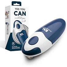 Kitchen Mama Auto 2.0 Electric Can Opener, Navy Blue | Refined Blade, Automatic Hands Free, Smooth Edge, Food-Safe, Battery Operated
