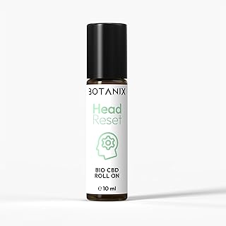 BOTANIX® BIO CBD Roll On Head Reset - Soforthilfe bei Migräne und Kopfschmerzen - Erleichtert die Kopfarbeit mühelos mit 1...