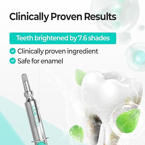 Miniatura 5 de Kit de blanqueamiento dental Live Orals PureDia - Juego de gel y boquilla, peróxido de hidrógeno, fórmula de dentista para dientes sensibles, 28