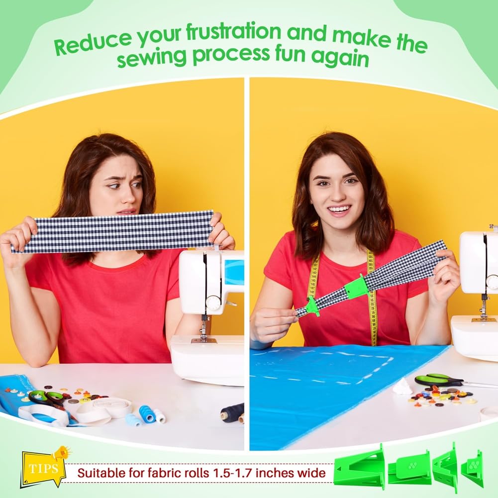 2er-Pack Stoffschlauchformer, Nähschlauchformer für DIY-Projekte und Teppichherstellung