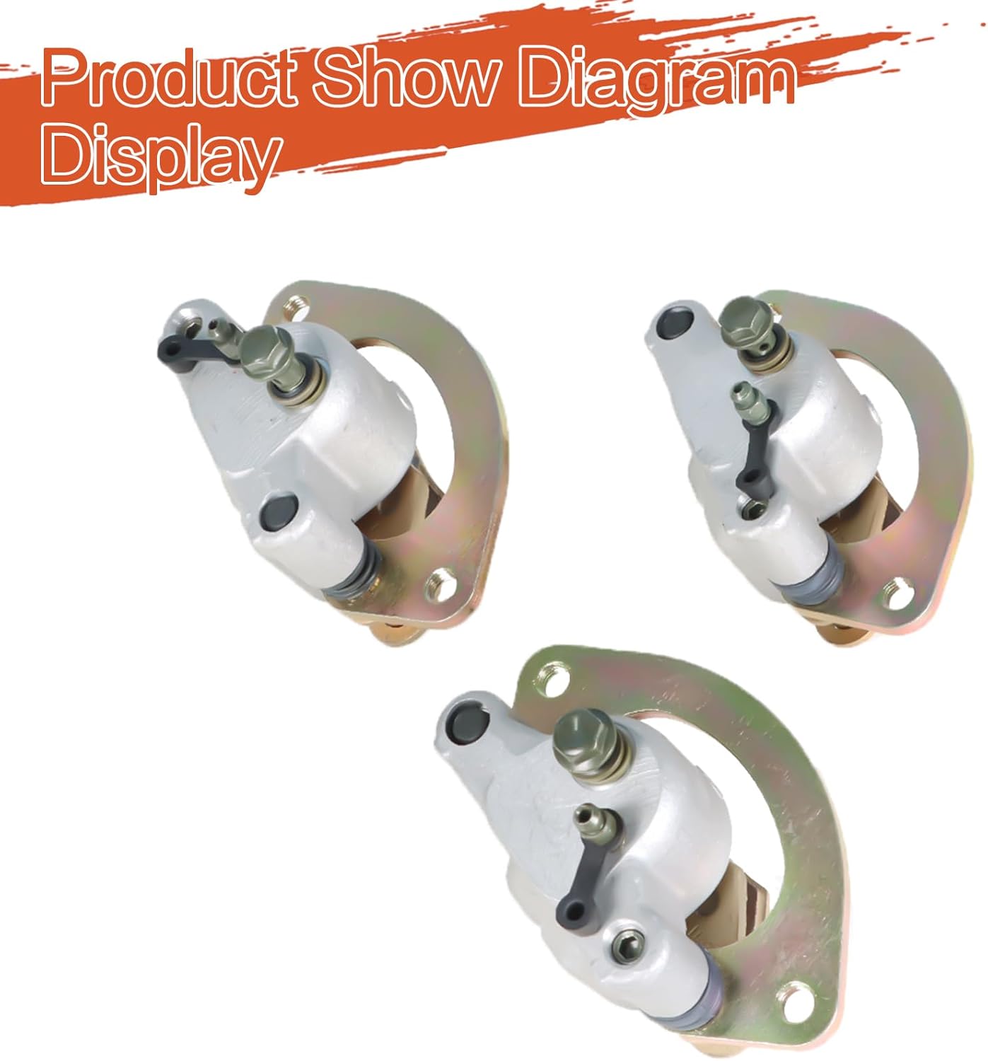 labwork Front and Rear Brake Calipers Replacement for Polaris Sportsman SP 850 XP 550 XP 850