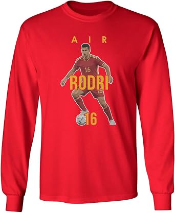 Air Rodri 16 Graphic Spain Sports Fans Long Sleeve T-Shirt