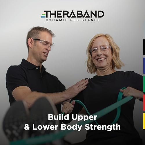 Miniatura 7 de THERABAND Banda de alta resistencia, súper bandas elásticas para mejorar la flexibilidad, rehabilitación de lesiones y entrenamientos de cuerpo