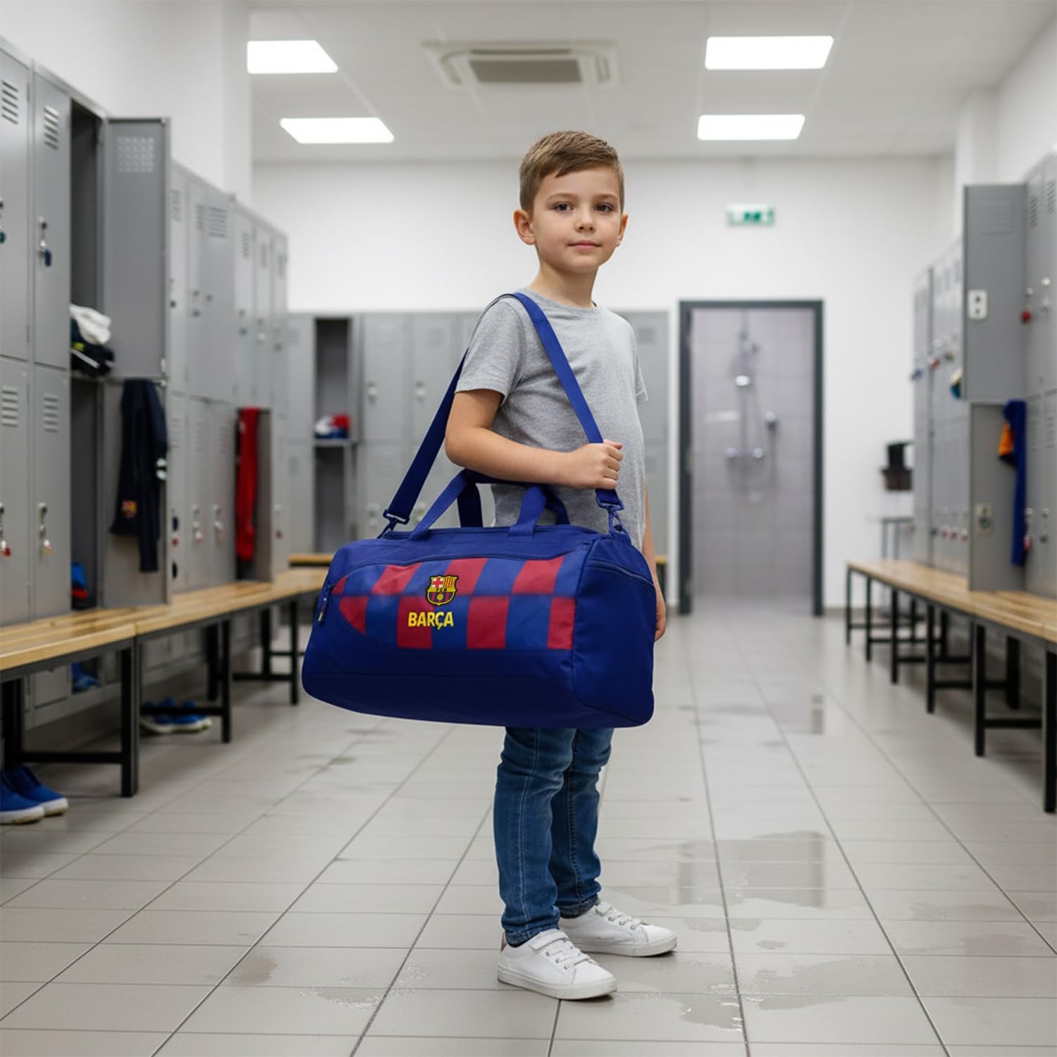 Zaino Barça per scuola, sport e viaggi con design culé moderno – Zaino Barça per bambini e ragazzi con schienale imbottito e ampio spazio interno