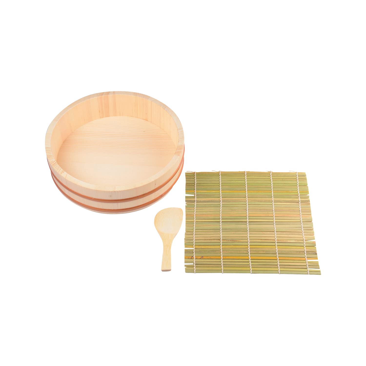 Chirashi Sushi Set: 27cm Tub, Paddle & Mat