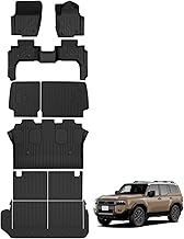 Toyota Rankle 250 7 Seater Floor Mat + Second Mat + Step Mat + Luggage Mat Land Cruiser 250 3D GDJ250W TRJ250W Waterproof Edge High Dirt Resistant TPE Anti-Slip Accessories (Toyota Land Cruiser 250 Series 7 Seater 7 Piece Set)