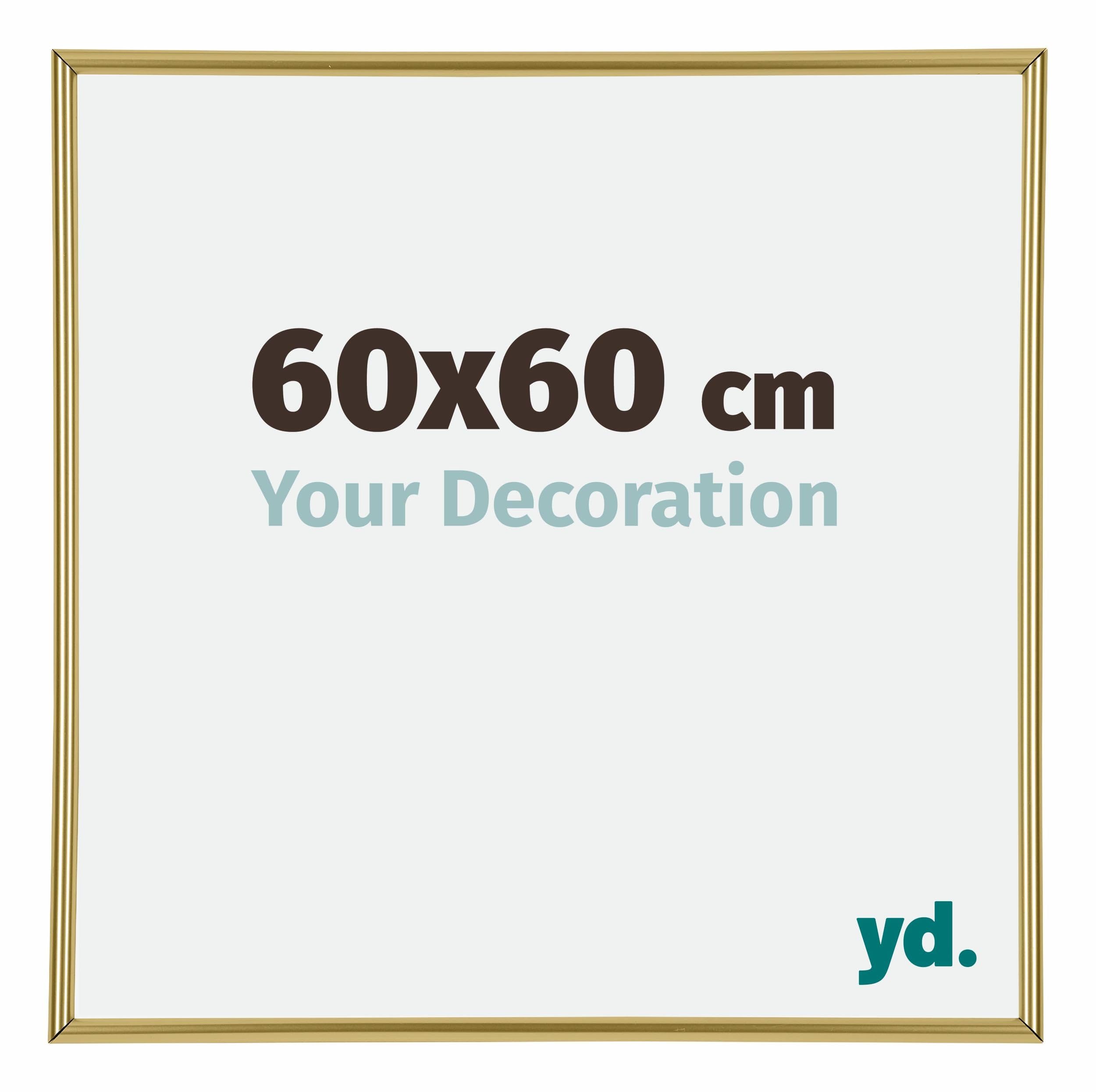 Your Decoration - Picture Frame 60x60 cm - Gold - Decorative Wall Frame in Plastic with Antireflection - Frame 60x60 - Annecy — image 1