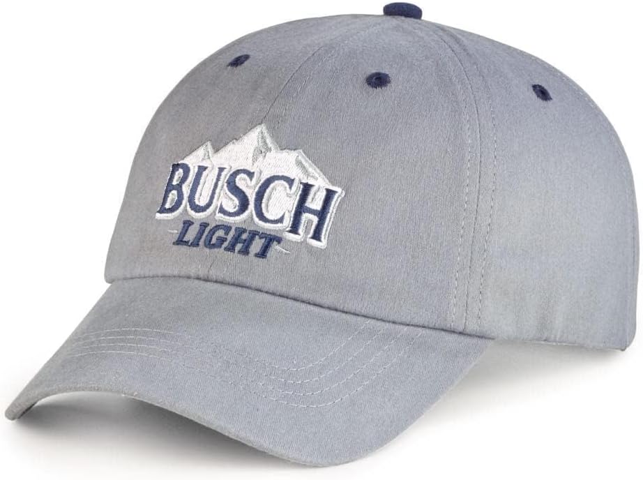 Busch Light Signature 6 Panel Full Gray Hat