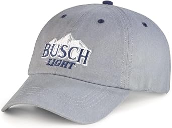 Busch Light Signature 6 Panel Full Gray Hat