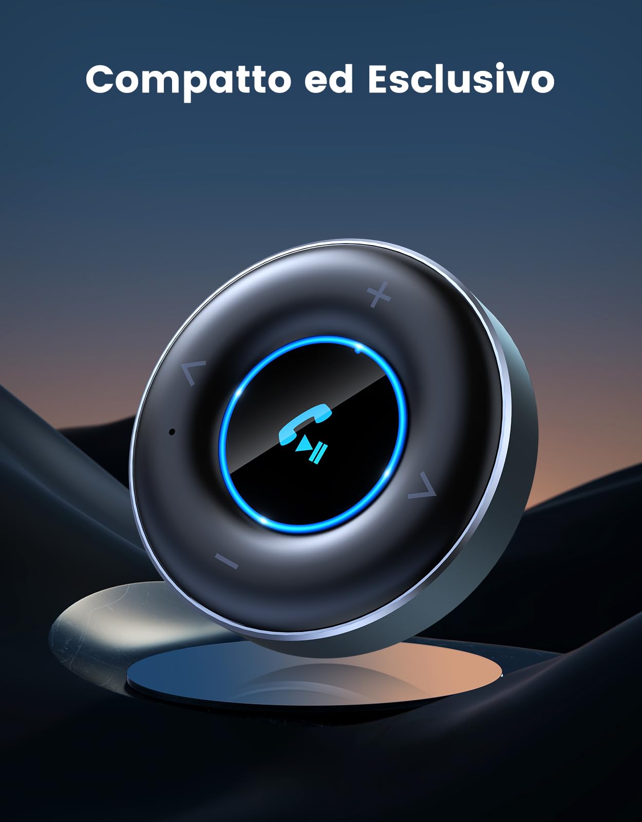 Ricevitore Bluetooth 5.3, [Plug and Play] Bluetooth Auto con Jack AUX da 3,5 mm, Supporta Chiamate in Vivavoce, Doppia Connessione, Musica Hi-Fi, Adatto per Stereo/Altoparlanti/Cuffie Cablate