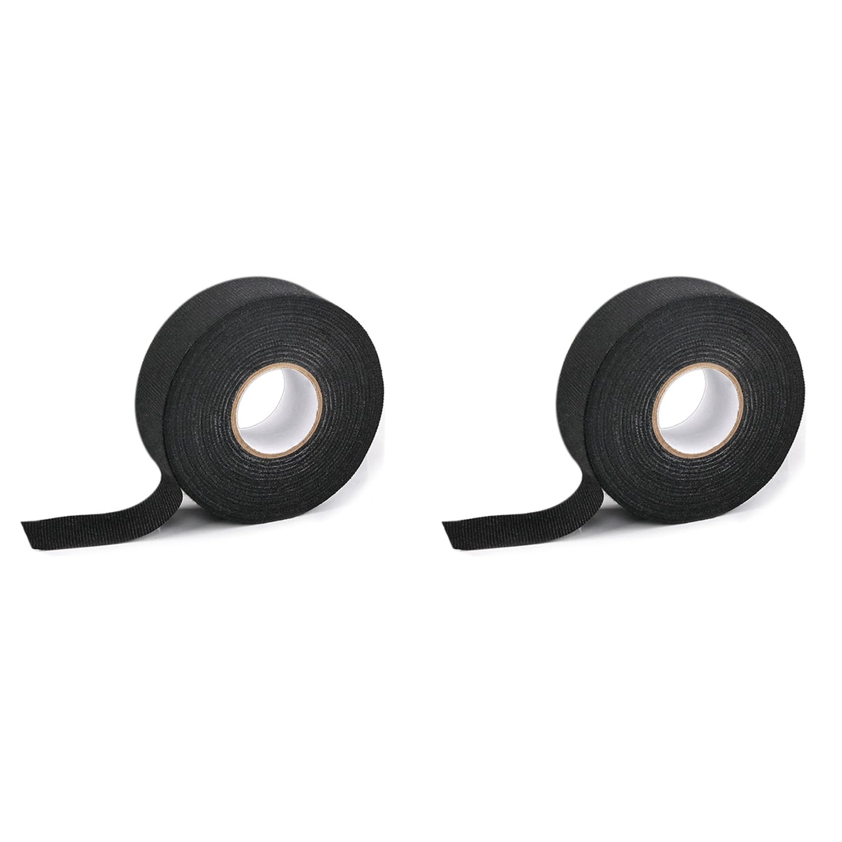 Jnchdghwa 2X Black Car Flannel Tape Flame Retardant Insulating Adhesive Tape Velvet Harness Tape 9mmx25m