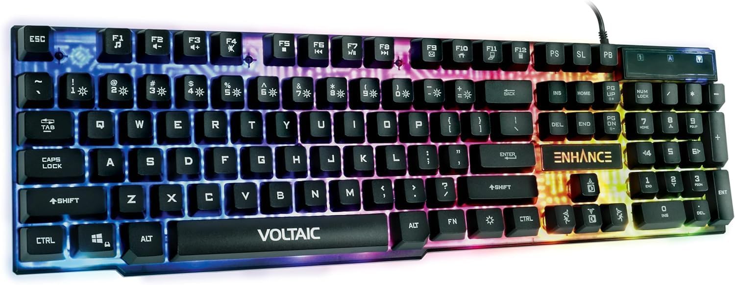 Amazon.co.jp ENHANCE gaming Voltaic 2 Gaming Keyboard LED Backlit