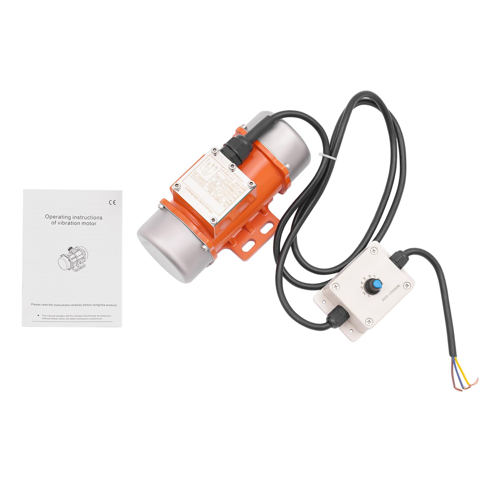 Vibrationsmotor mit Drehzahlregler Elektrischer Vibrationsmotoren Rüttelmotor 60W Vibrationsmotor + Geschwindigkeitsregler - Wechselstrom (ohne Stecker 220V) in großen Stahlwalzanlagen, großen Präzis