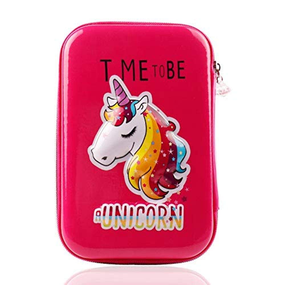 FunBlast Pencil Pouches for Girls Stylish, Unicorn Pouch for Girls, Pencil Case for Girls, Pencil Pouches - Pencil Pouches for Kids, Pencil Box for Girls, Pencil Case for Girls, Unicorn Pencil Pouch for Girls