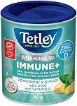Tetley Super Herbal Thé immune: Citron & Echinacée avec Zinc - 40 Sacs à thé, 80 Grams sans caféine naturellement