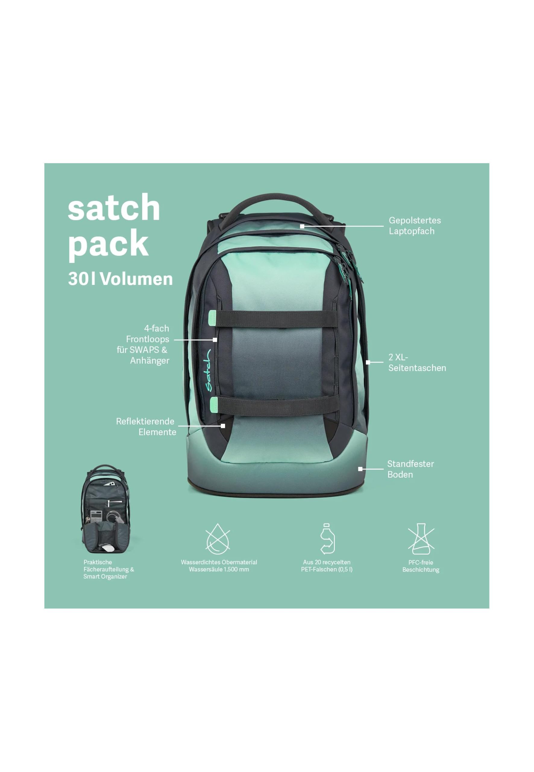 satch Pack Set Hidden Rainbow - Multi Colored